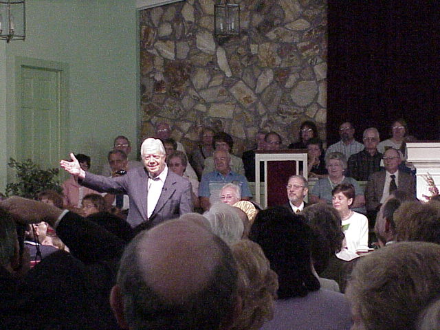 Jimmy Carter teaching
